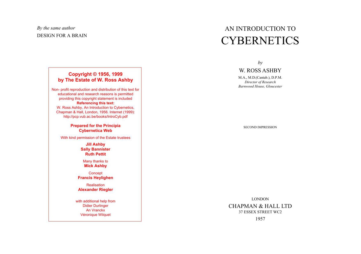 An Introduction to Cybernetics